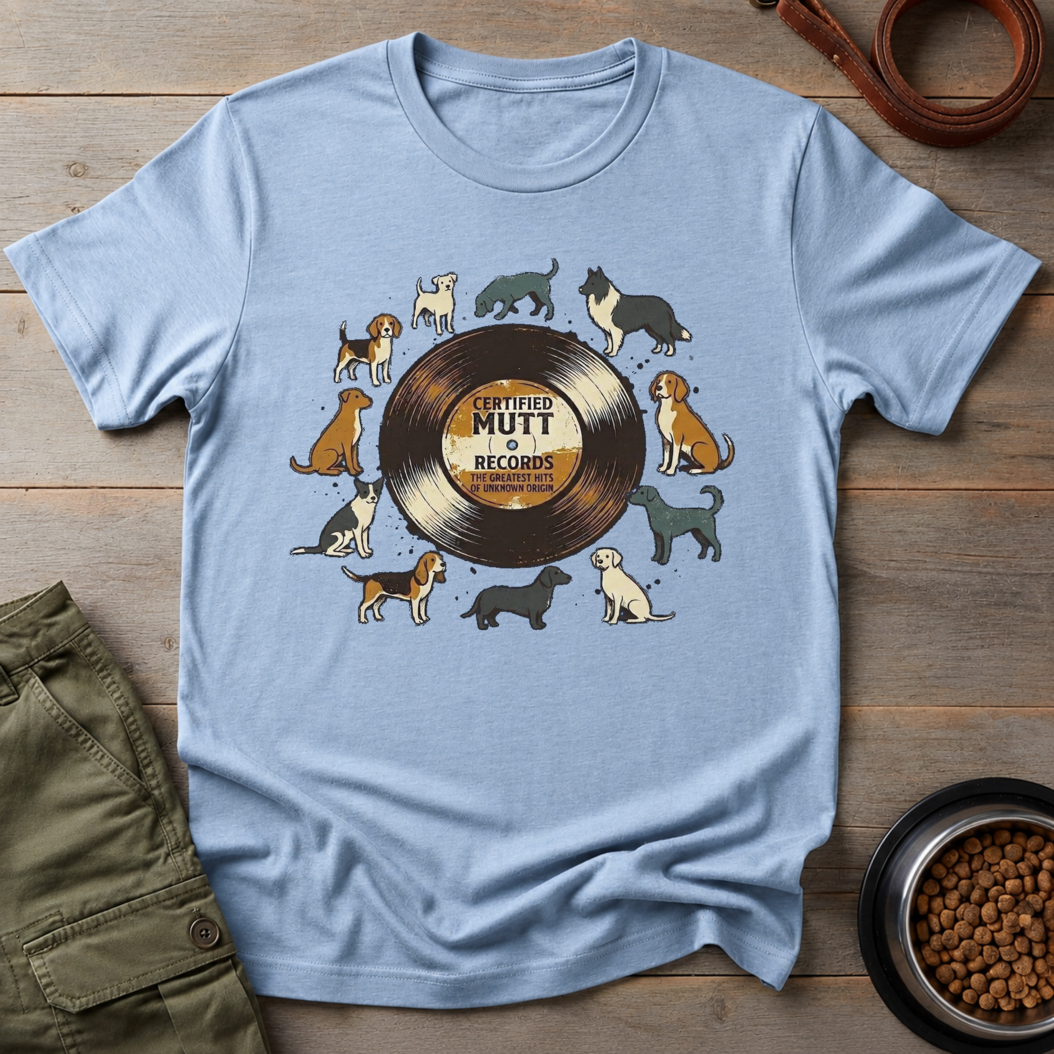 Vintage Vinyl Record Tee