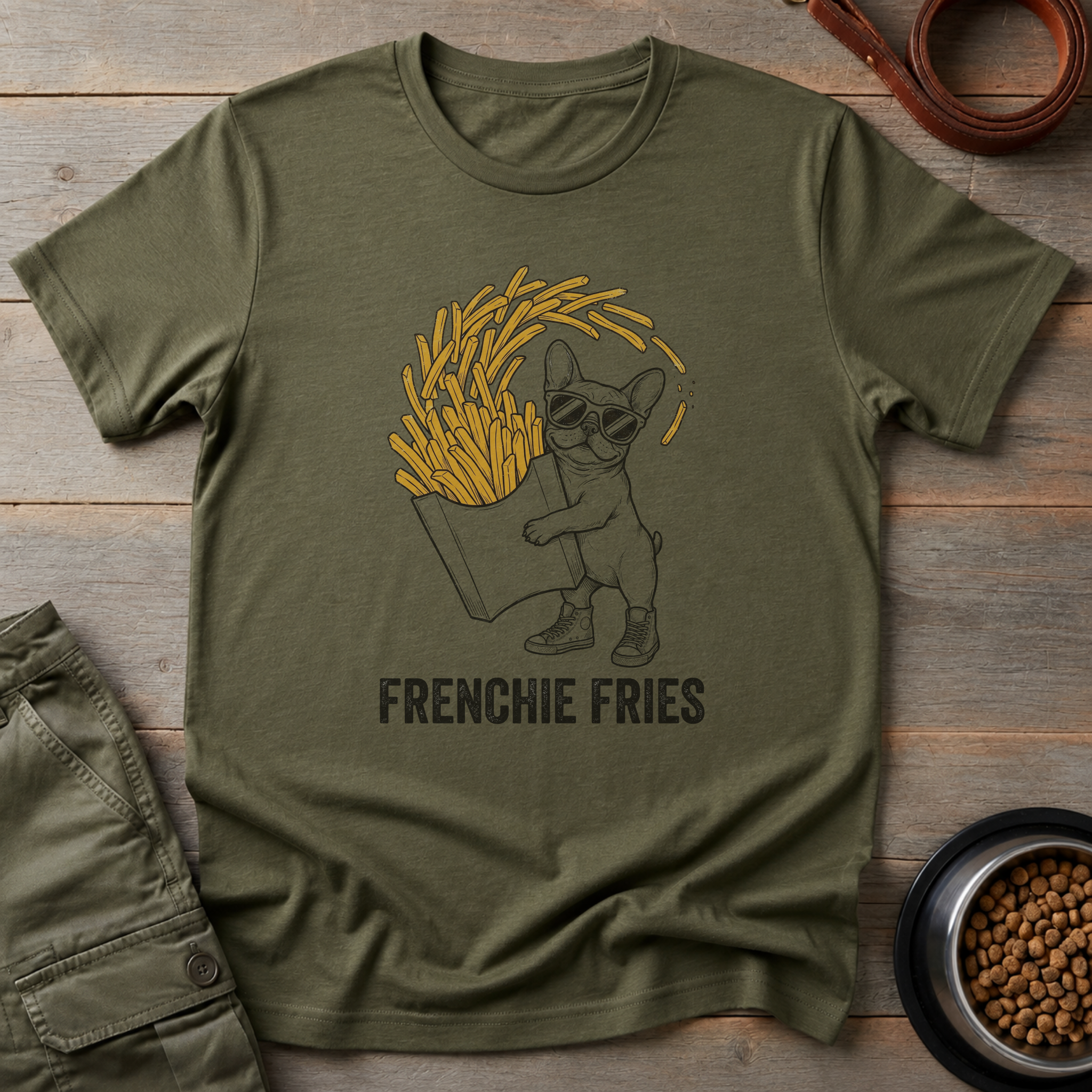 French Bulldog Fries Before Guys Tee