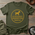 Pawsed for Snacks Achievement Tee