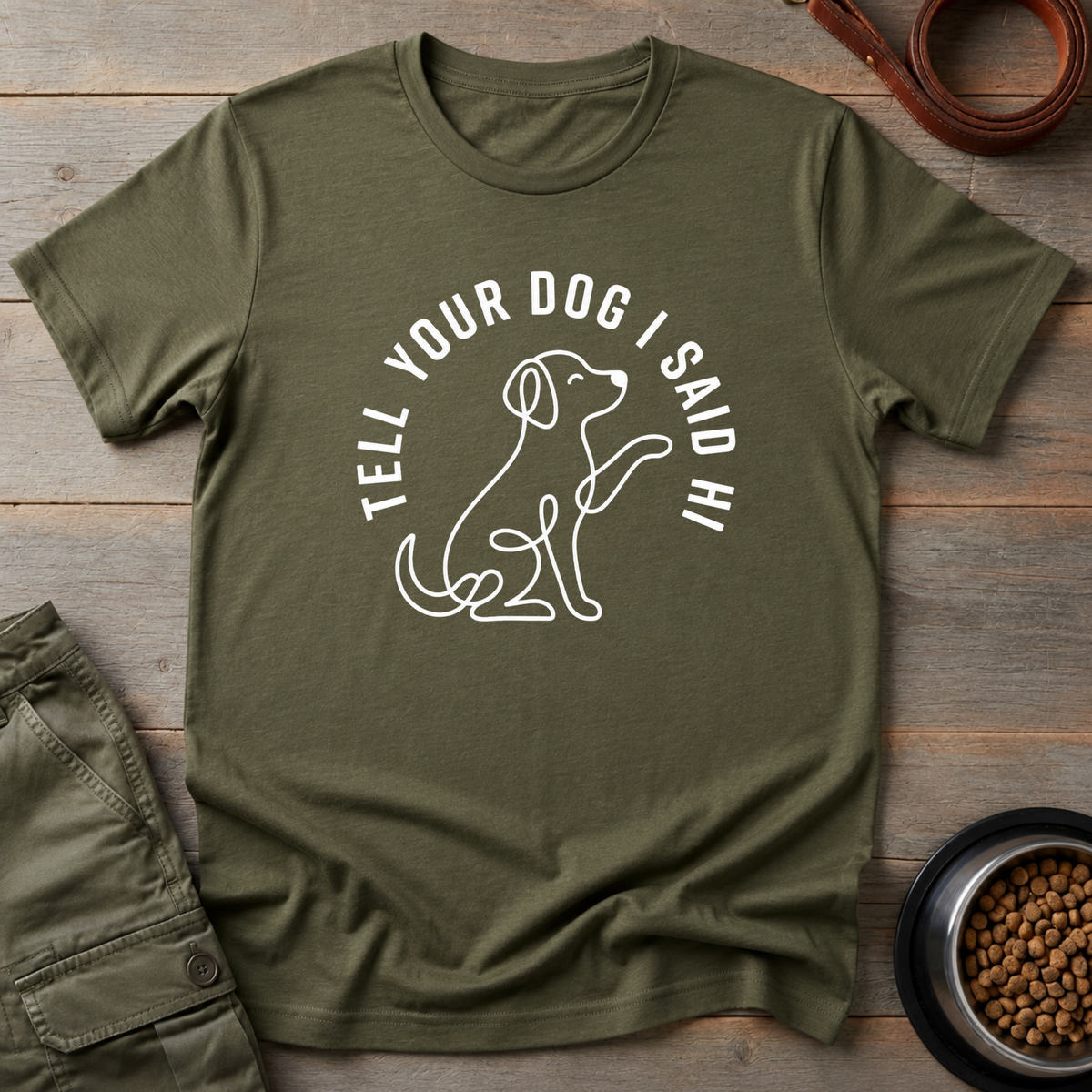 Formal Canine Salutation Tee