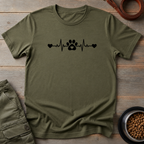 Paw Print Heartbeat Tee