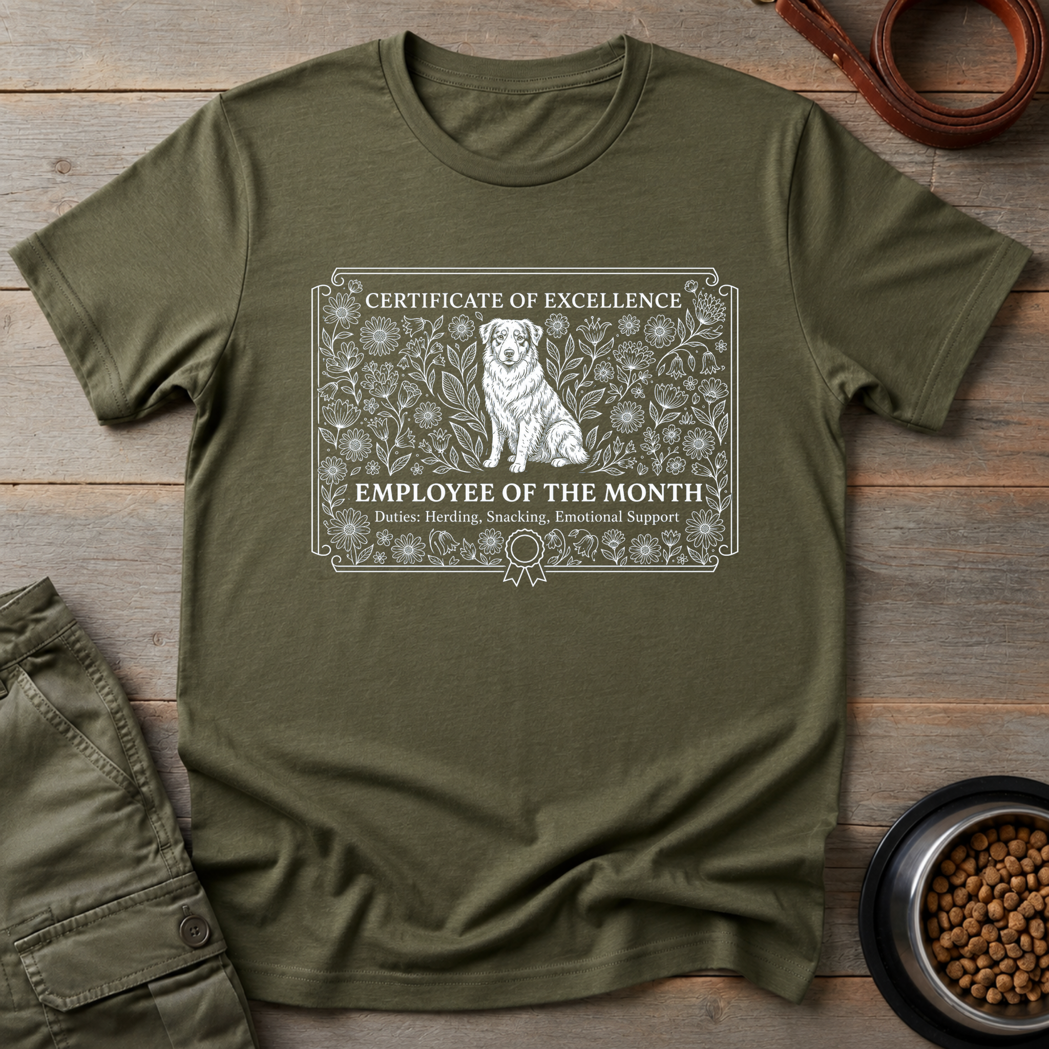 Australian Shepherd Employee of the Month Tee