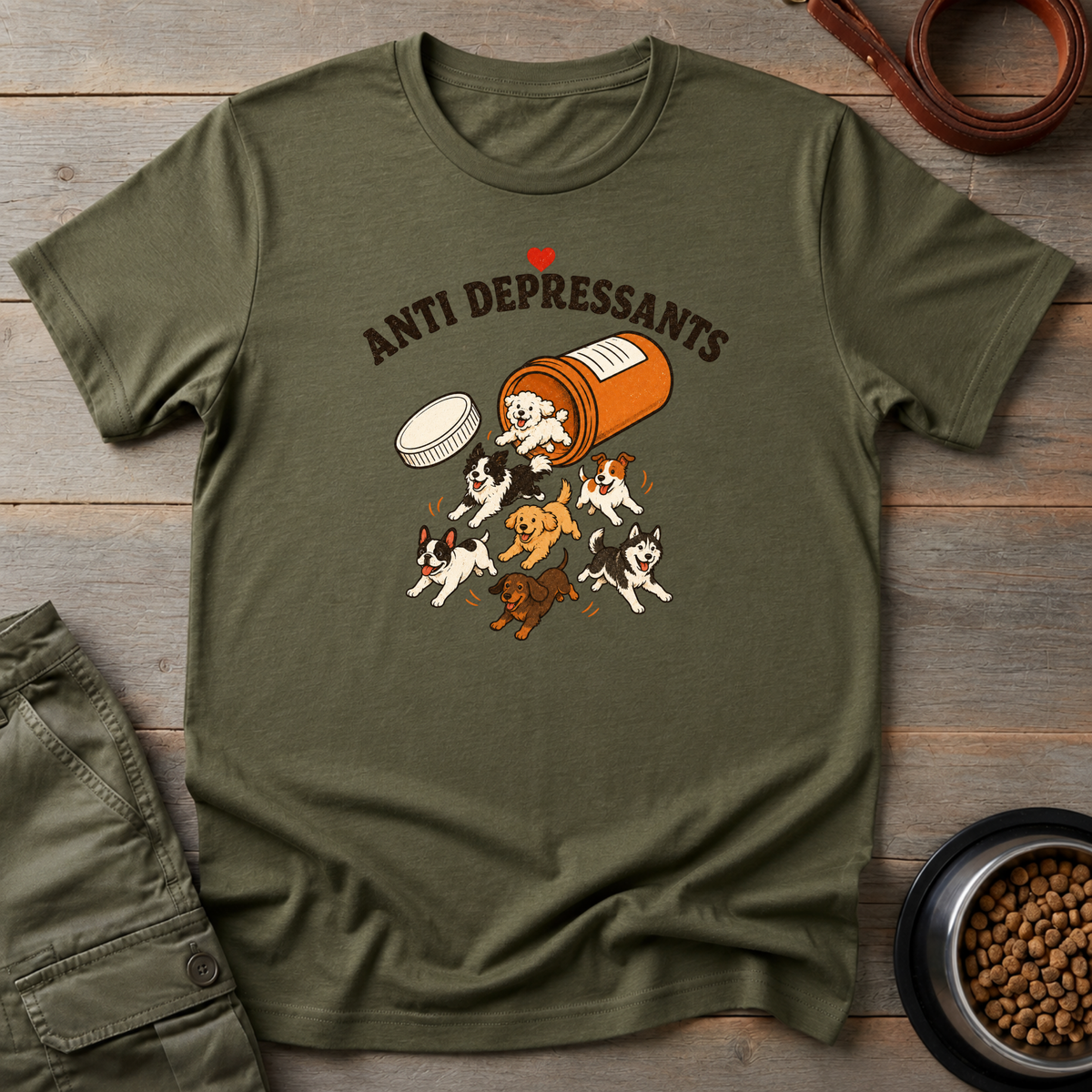 Anti Depressants Dogs Tee