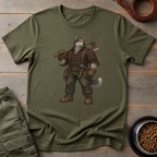 Husky Dressed As A Worker Tee