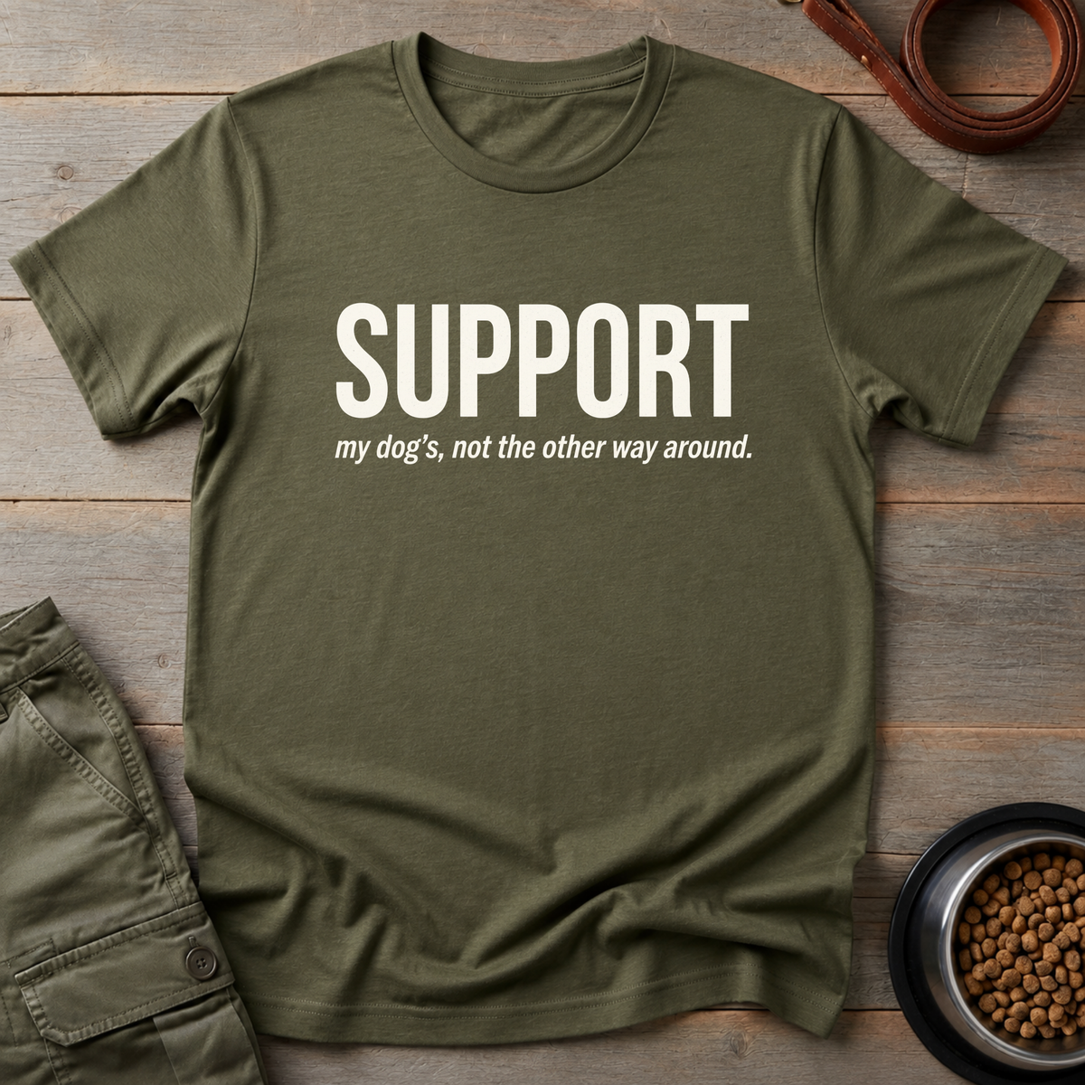 Support My Dog Tee