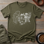 Dachshund Big Plans Tee