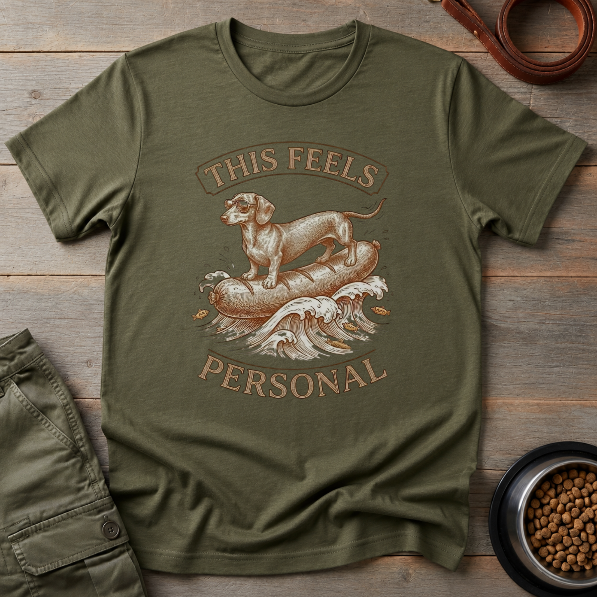 Dachshund This Feels Personal Tee