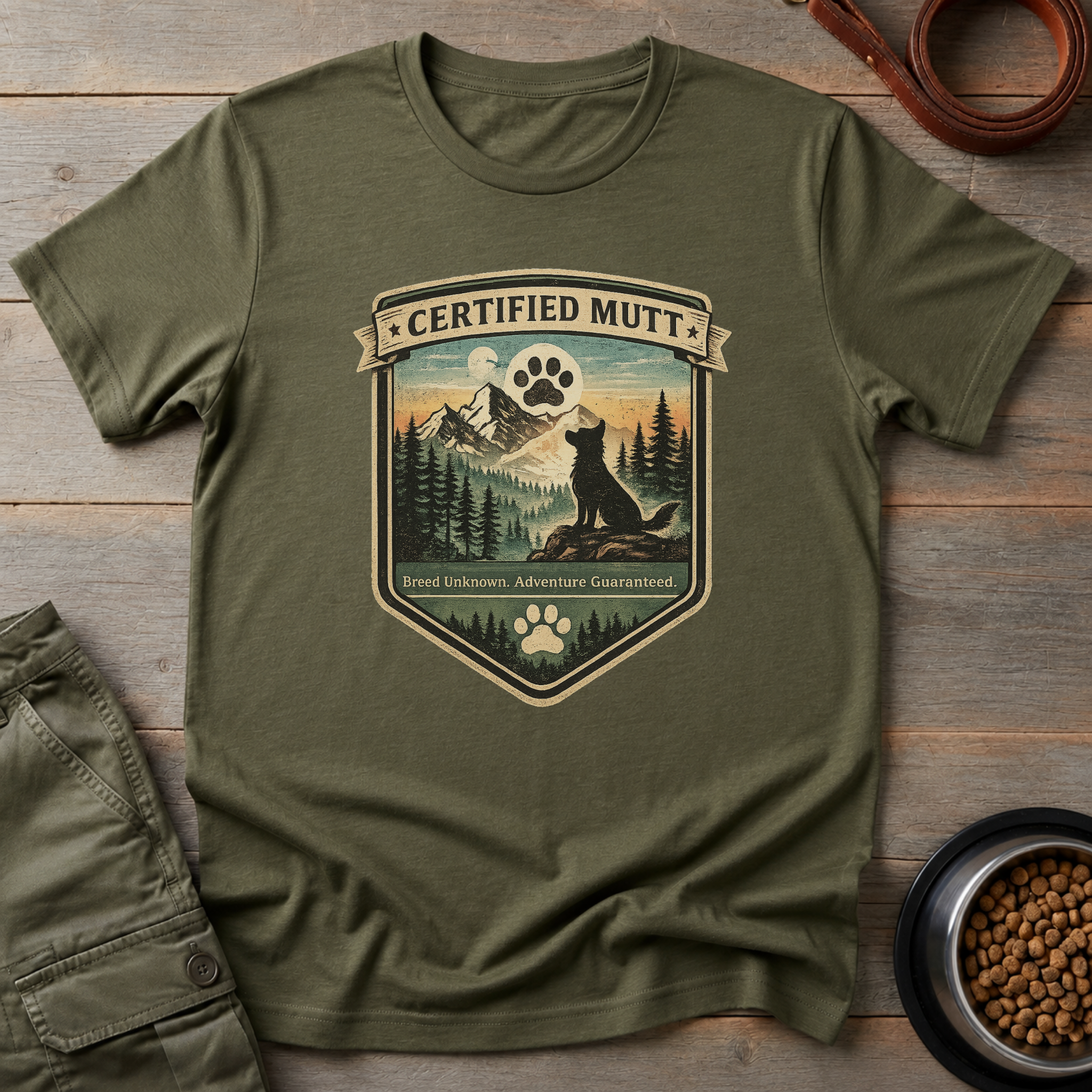 Certified Mutt Badge Tee
