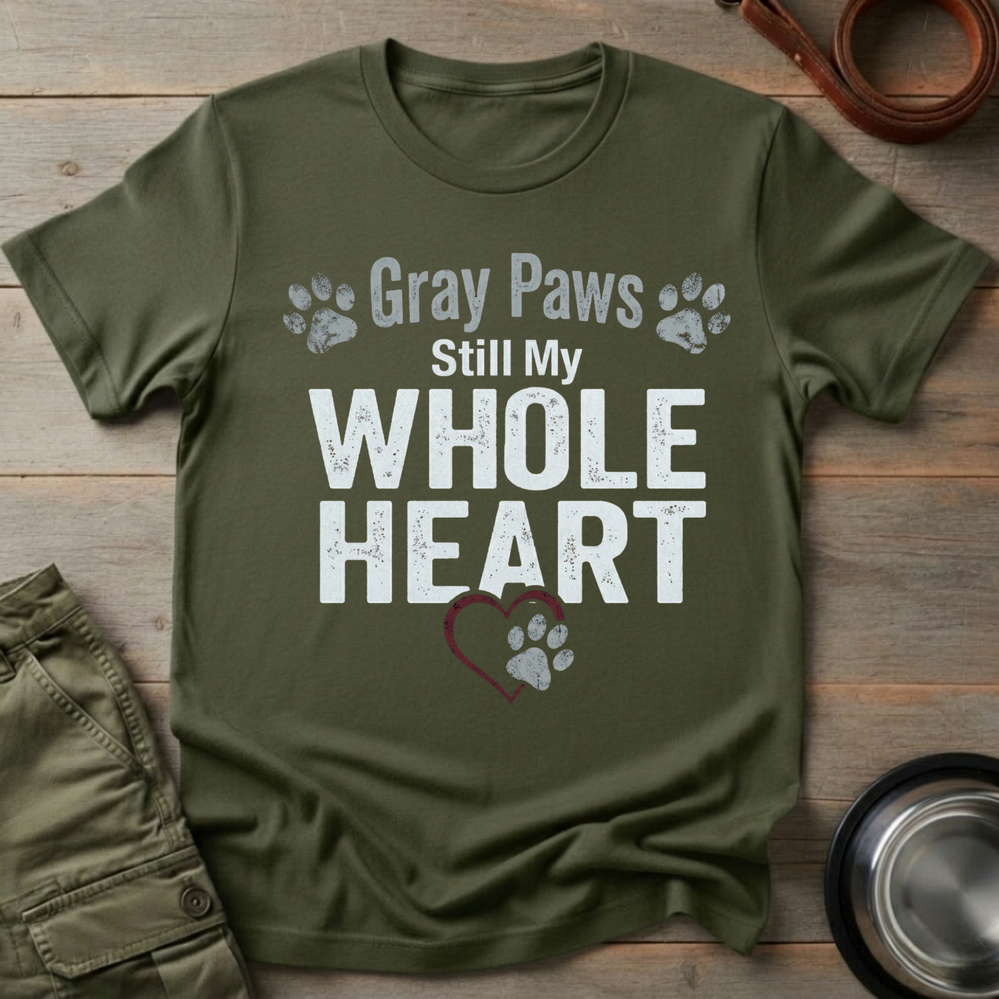 Gray Paws Whole Heart Tee