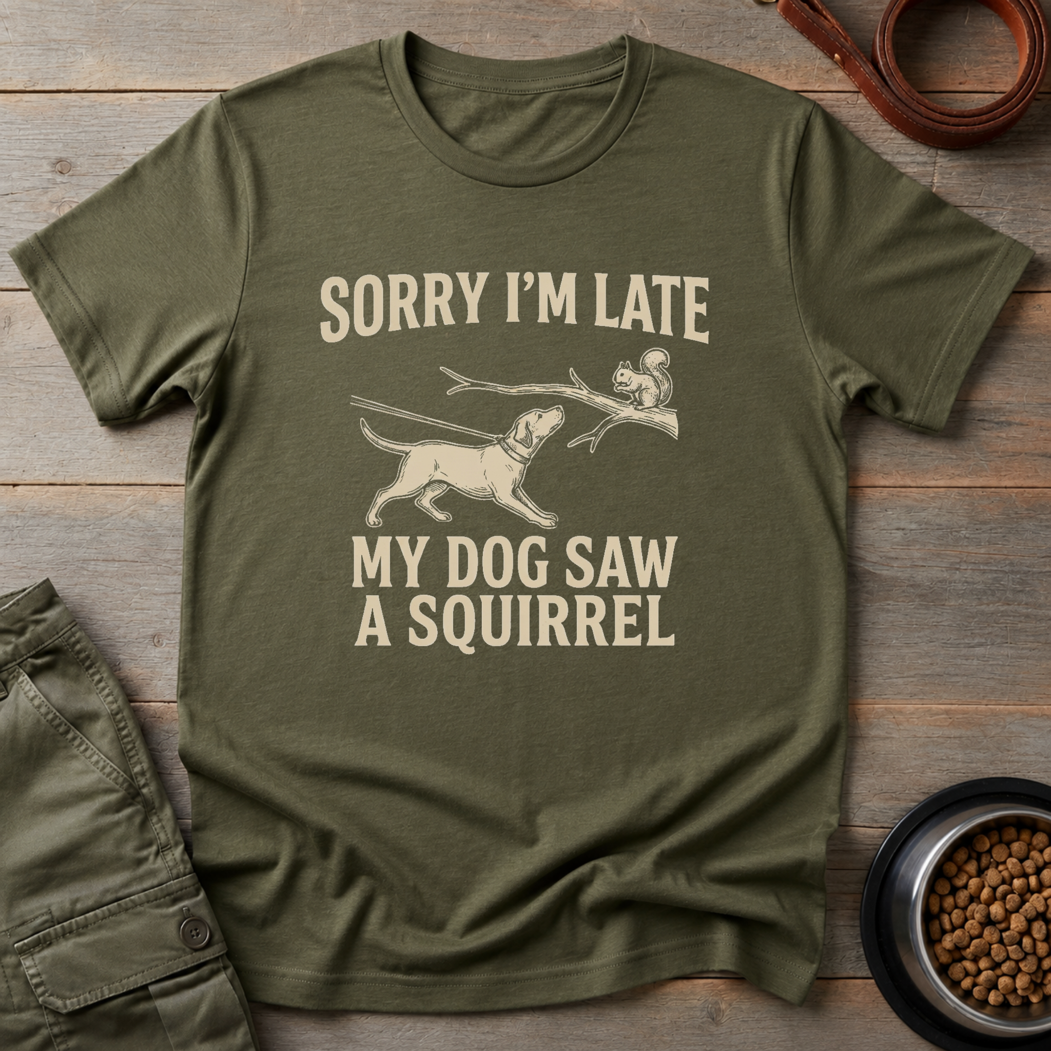 My Dog Saw A Squirrel Tee