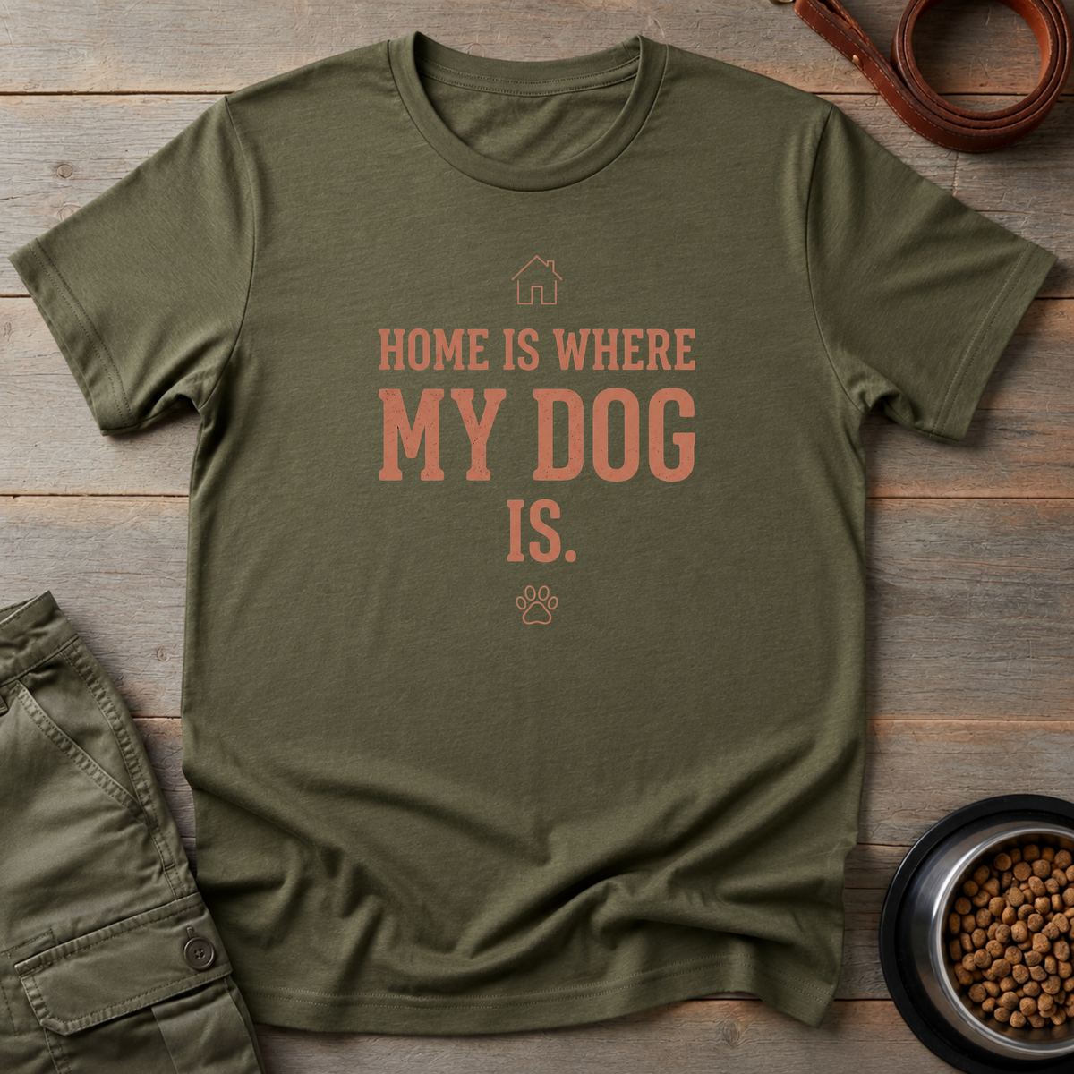 Home Is Where My Dog Tee