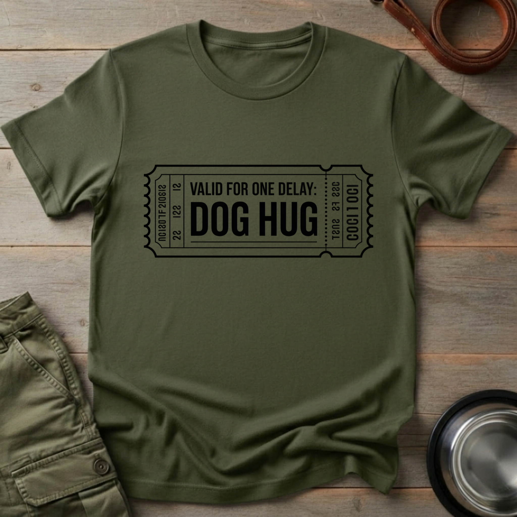 Dog Hug Ticket Tee