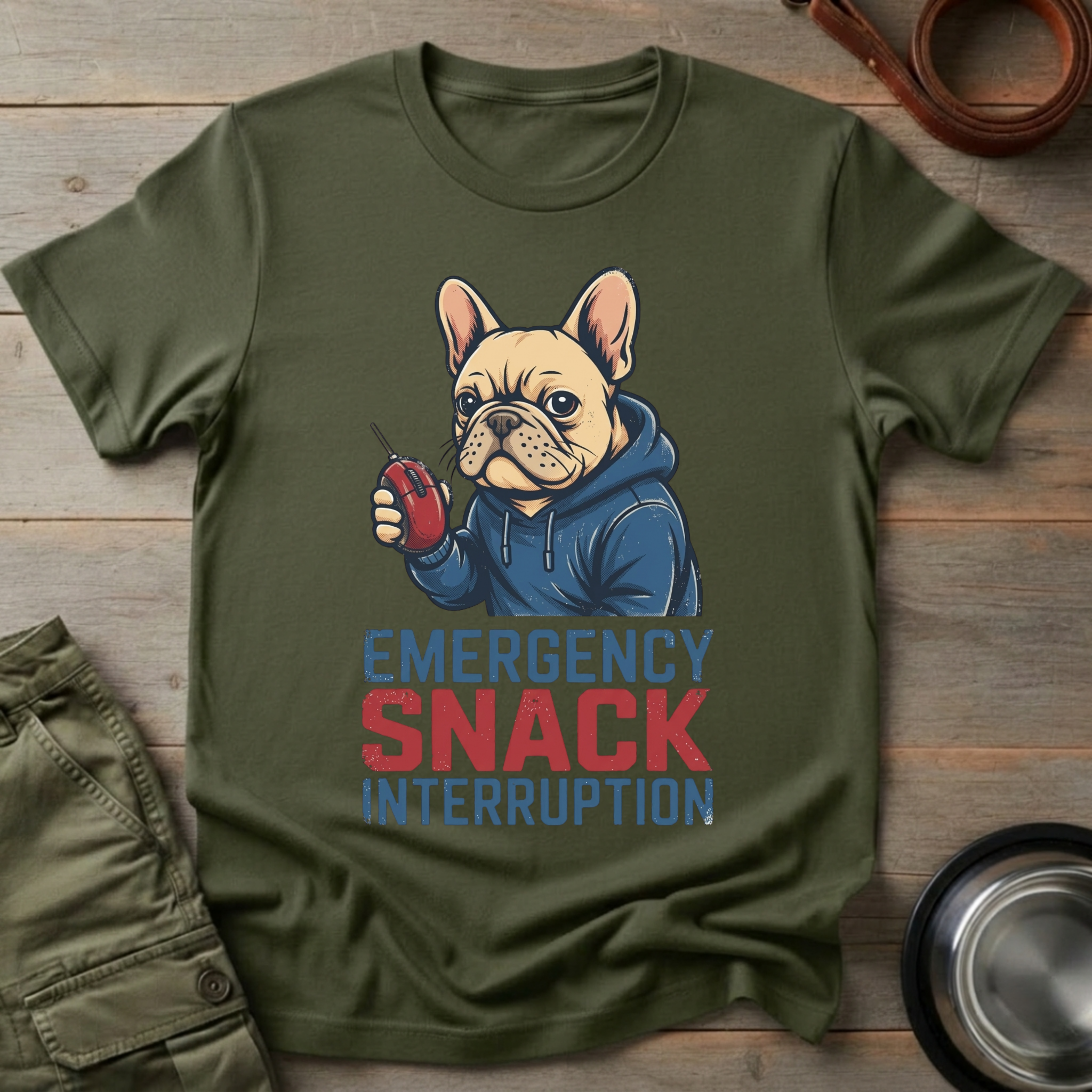 Emergency Snack Interruption Tee