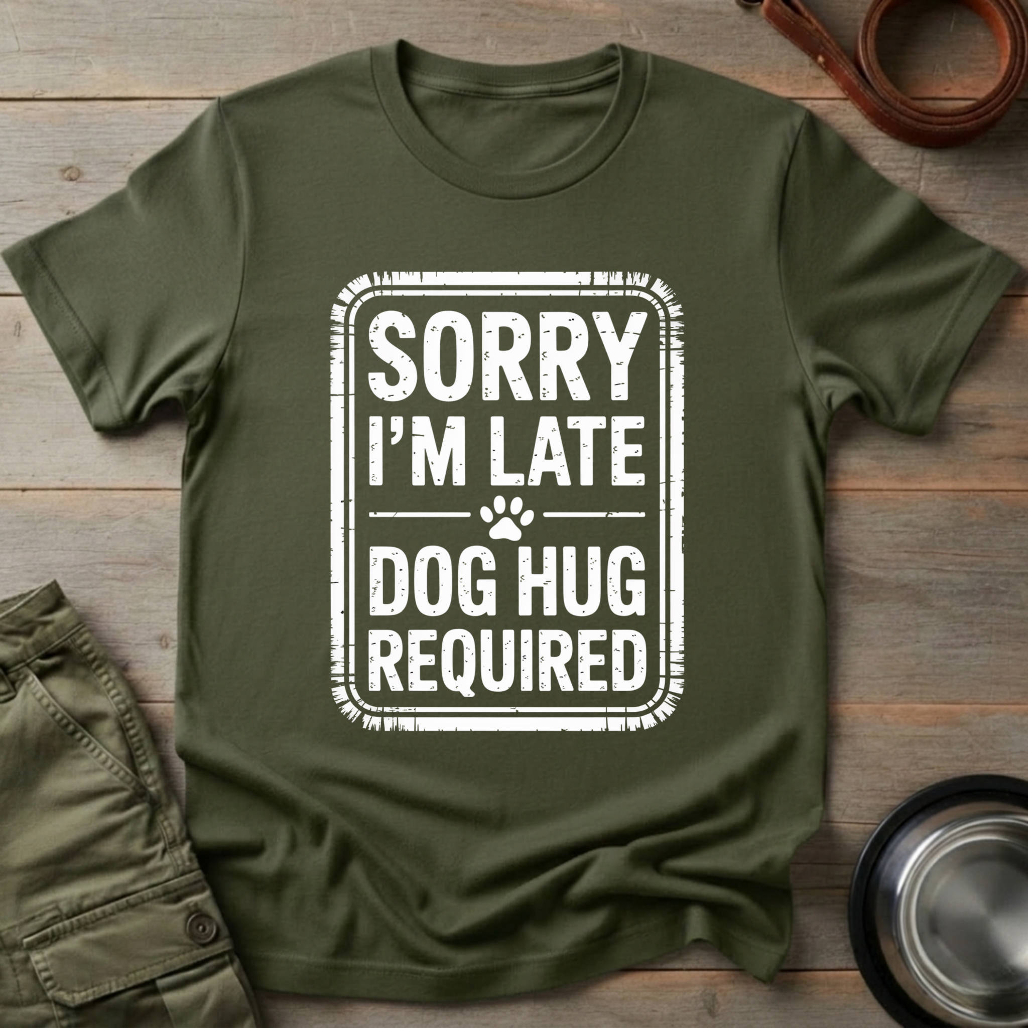 Dog Hug Required Tee