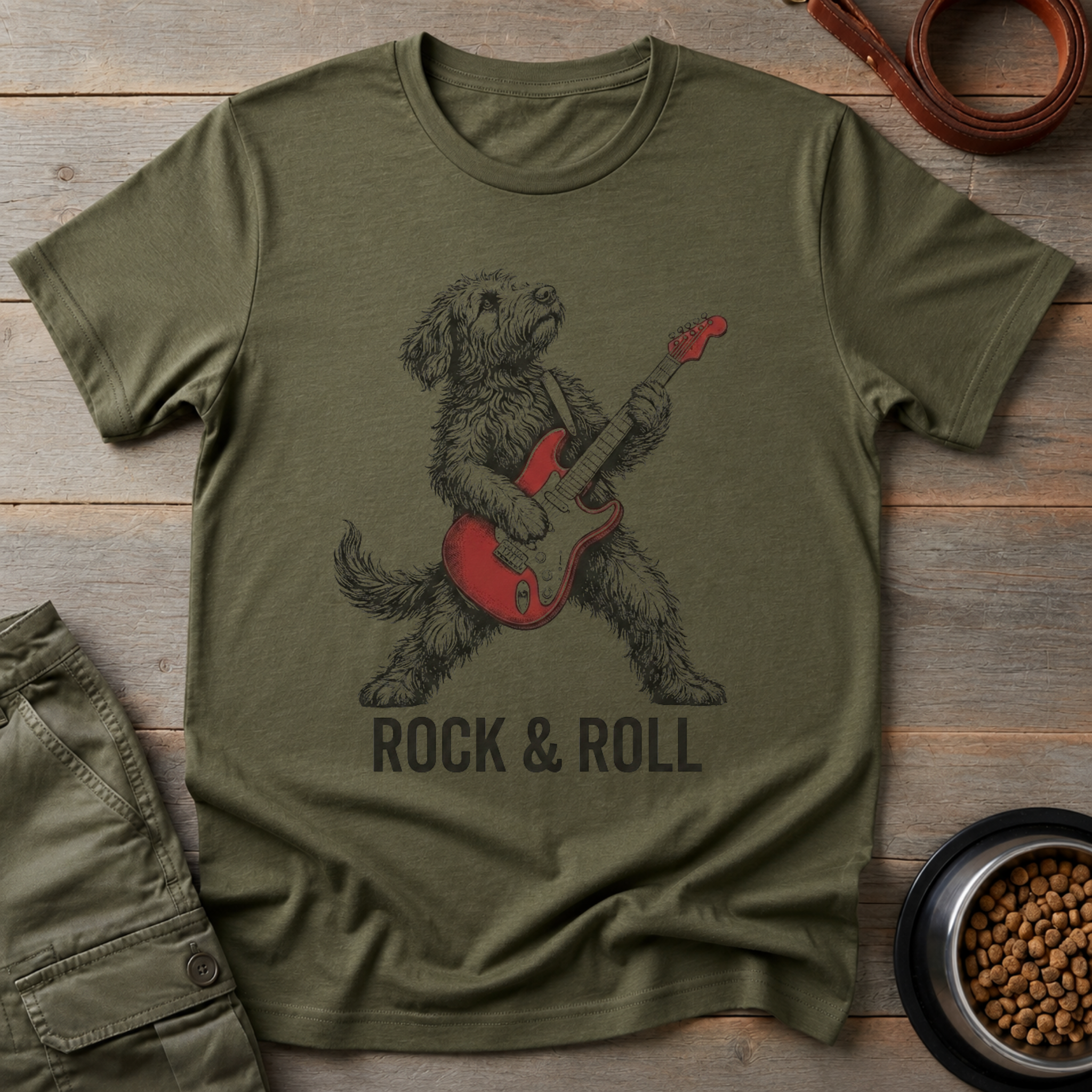 Labradoodle Rock and Roll Tee