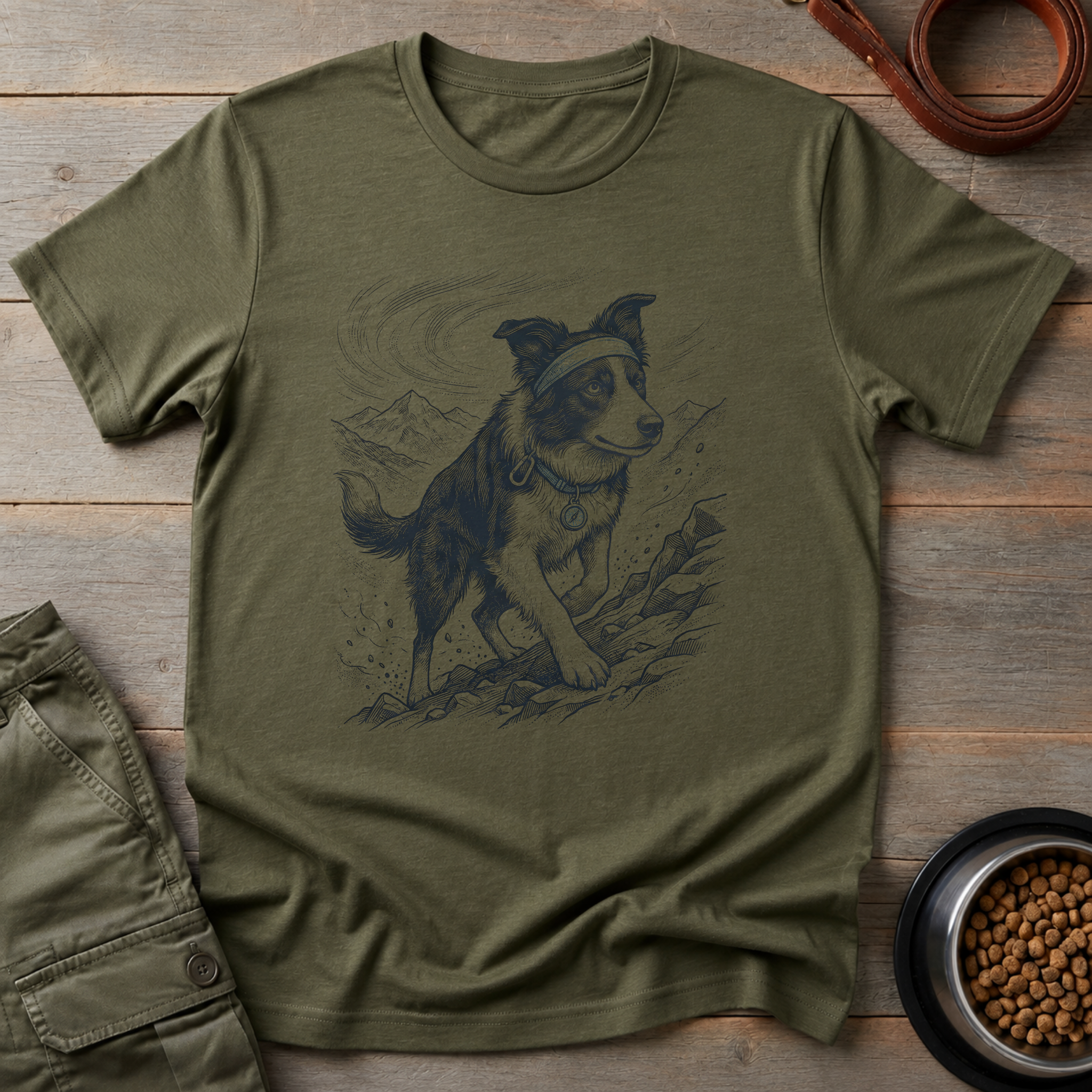 Border Collie The Summit Chaser Tee