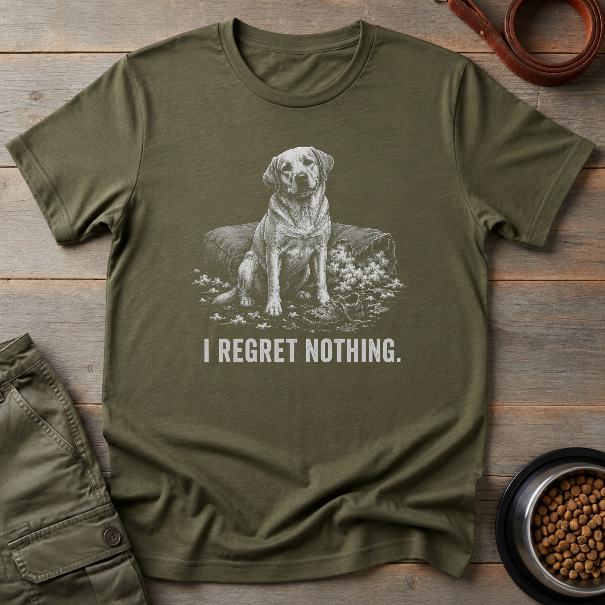Labrador Retriever I Regret Nothing Tee