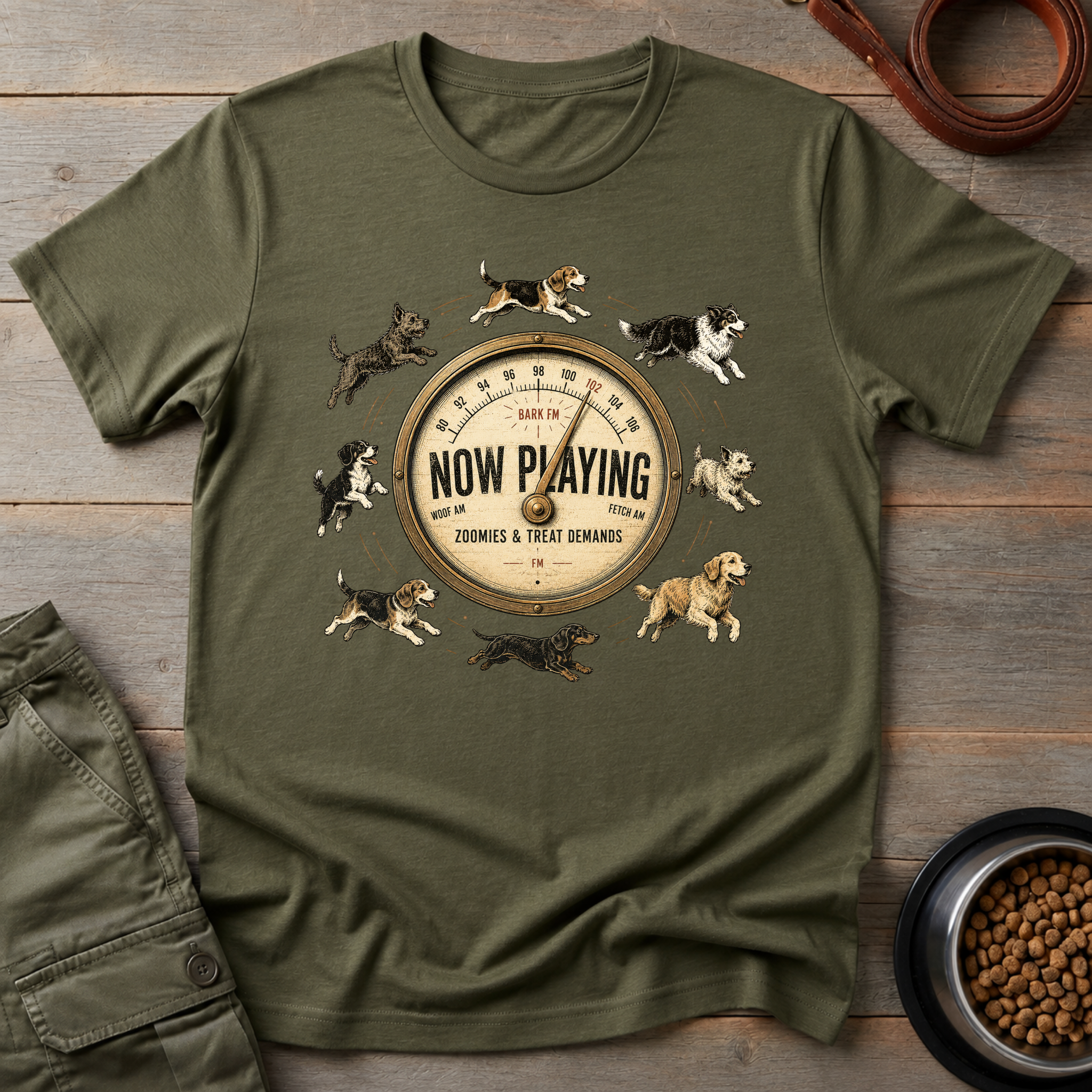 Bark FM Now Playing Zoomies & Treat Demands Tee