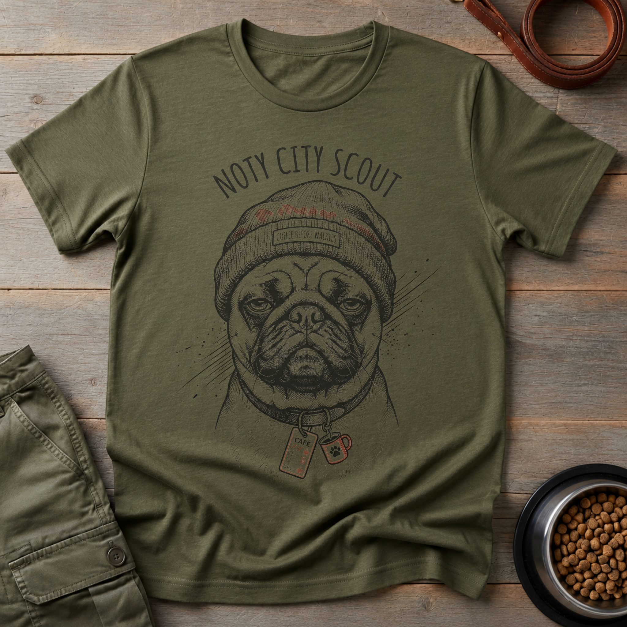 Pug Noty City Scout Tee