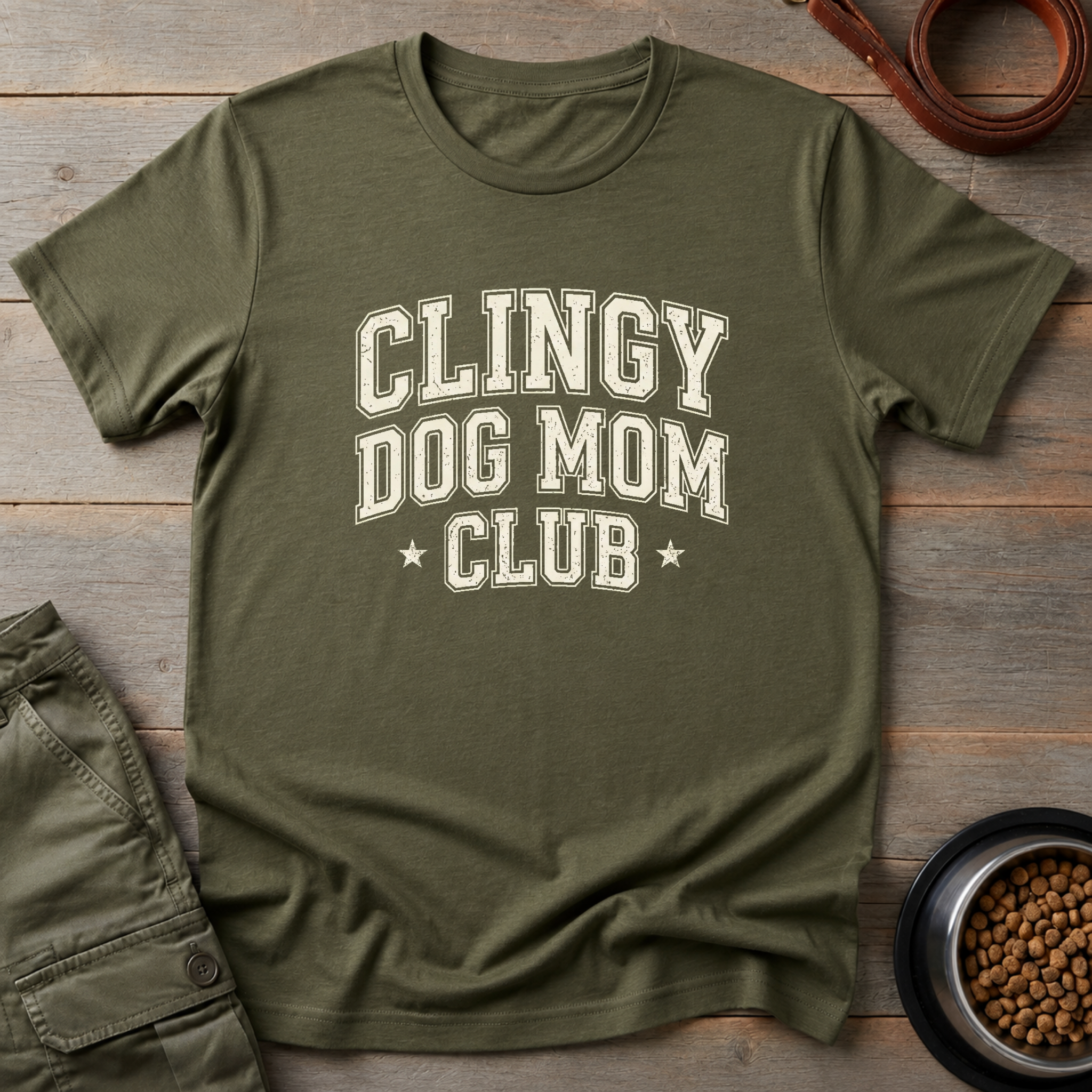 Clingy Dog Mom Club Tee