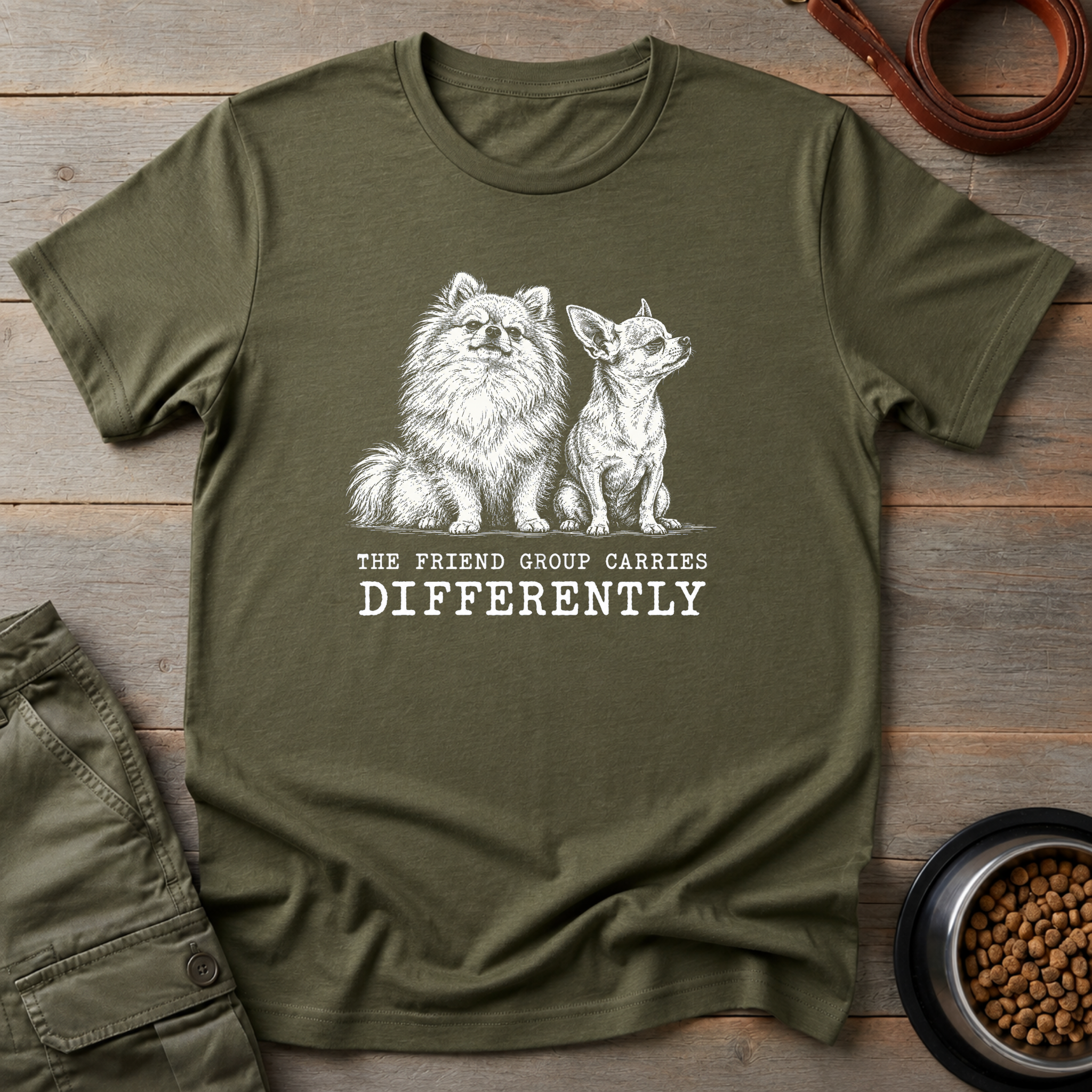 The Friend Group Carries Differently Tee