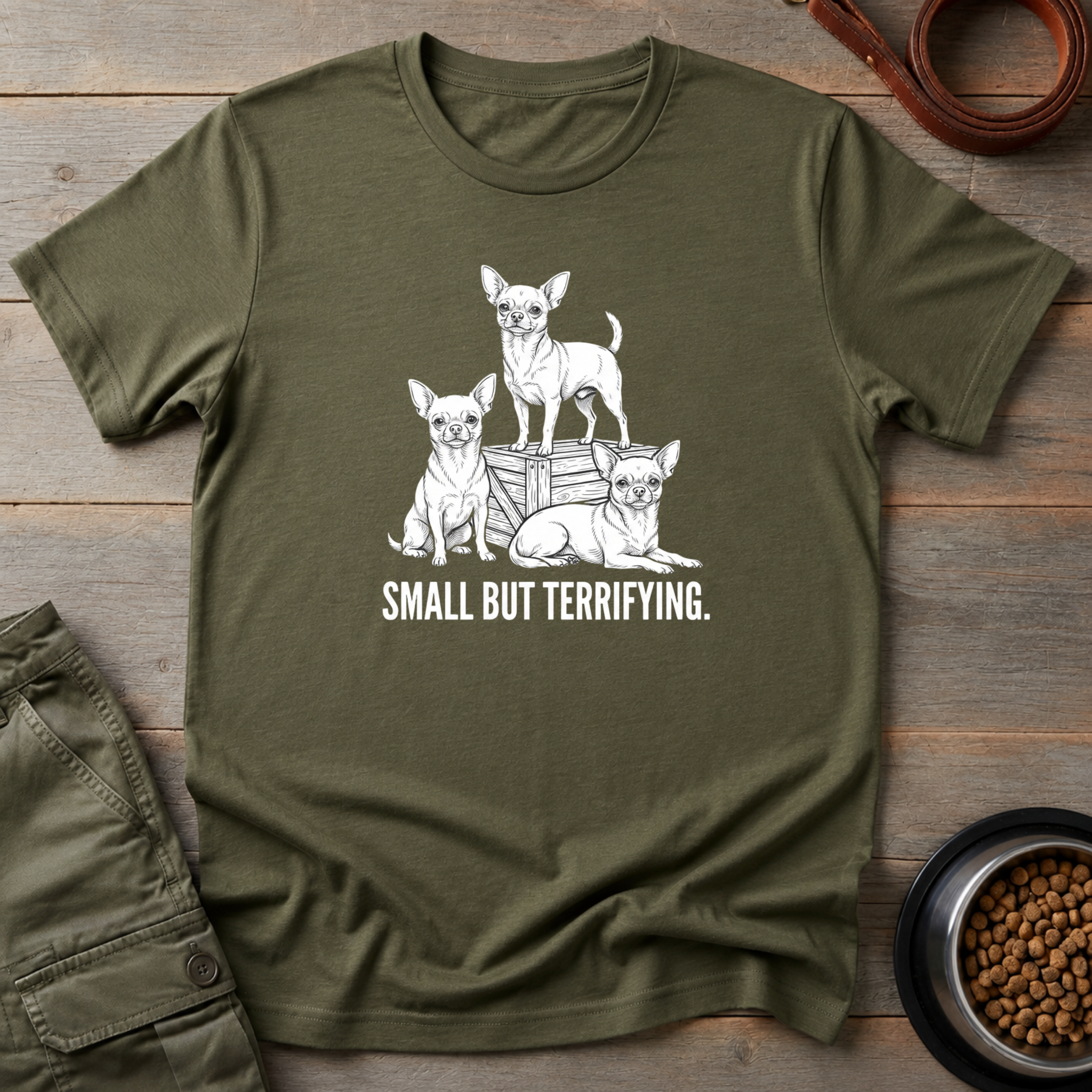 Chihuahua Small But Terrifying Tee