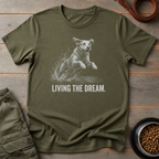 Labrador Retriever Living The Dream Tee