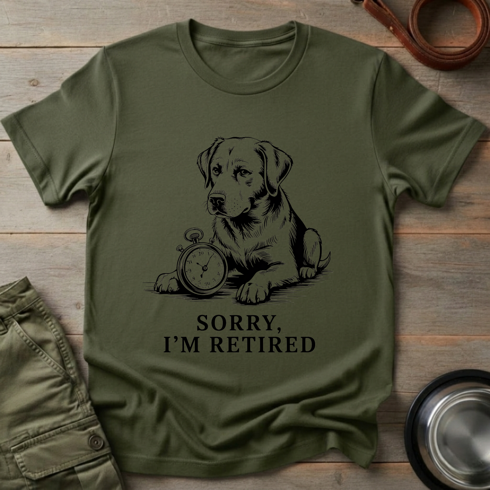 Sorry, I’m Retired Dog Tee
