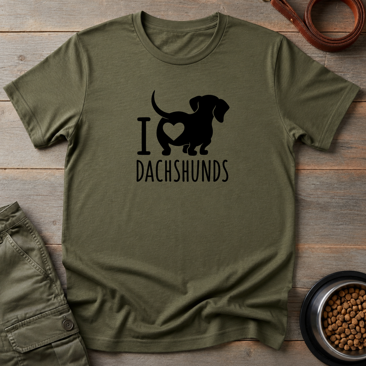 Devoted Dachshund Admirer Tee