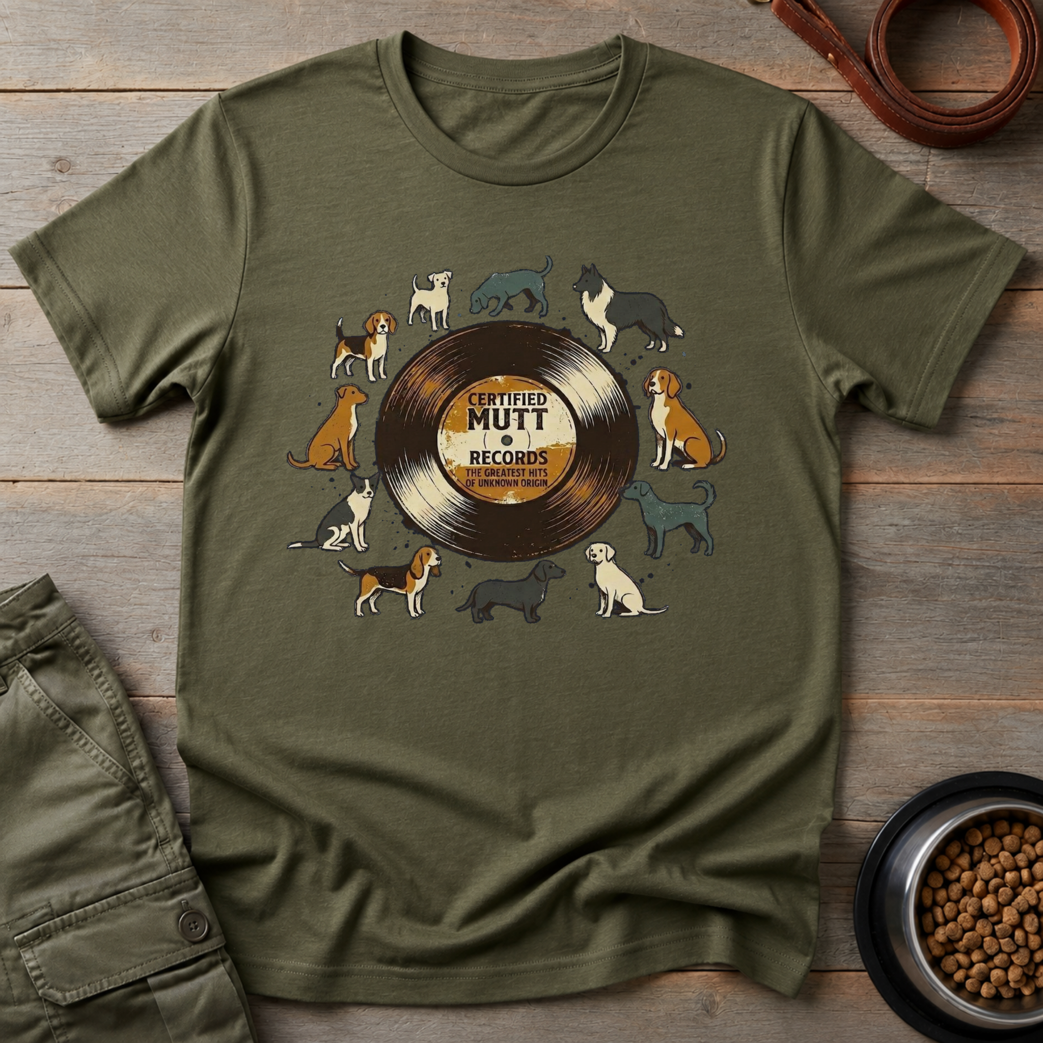 Vintage Vinyl Record Tee
