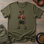 Boxer Dog Dressed As A Boxer Tee