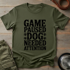 Game Paused Pup Tee