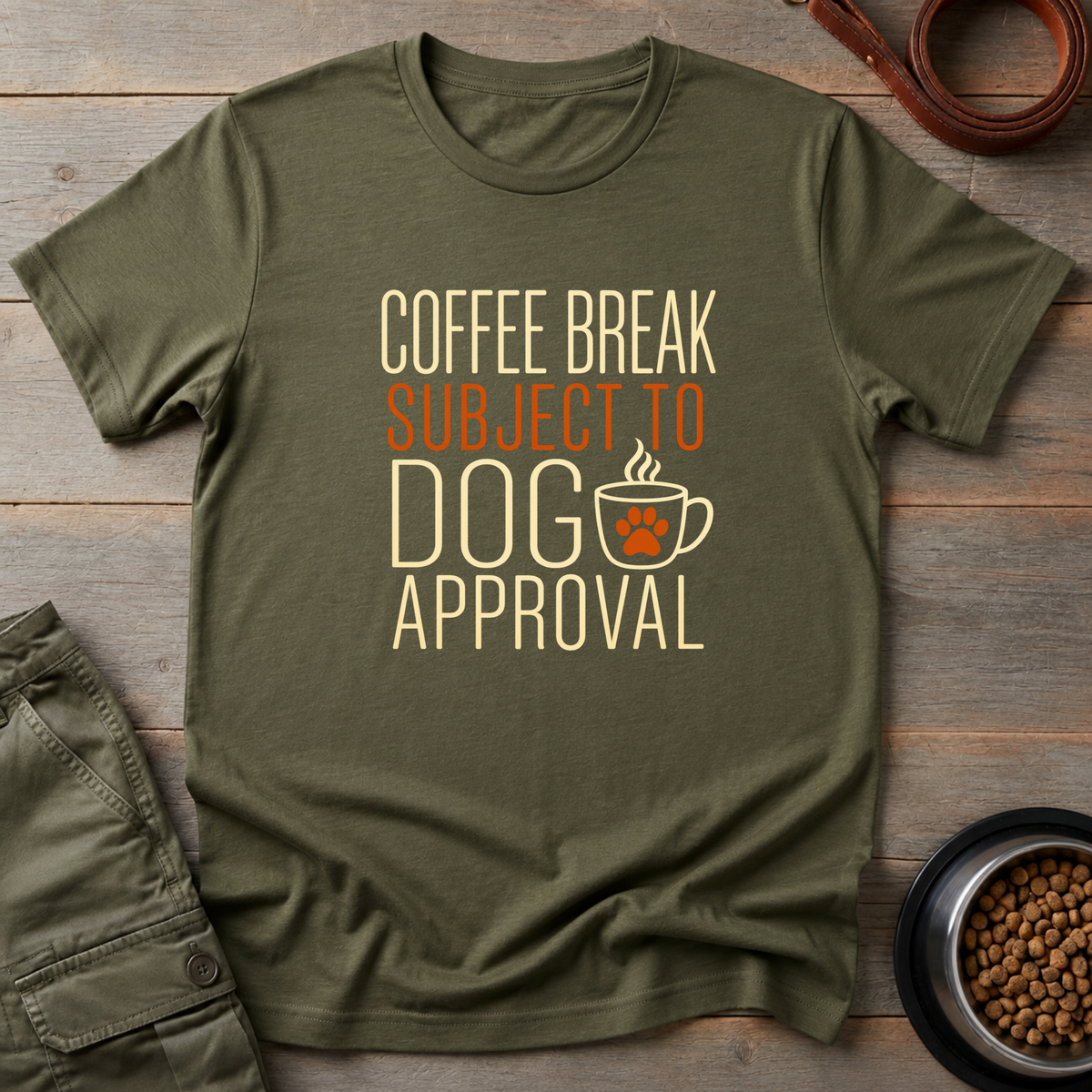 Coffee Dog Approval Tee