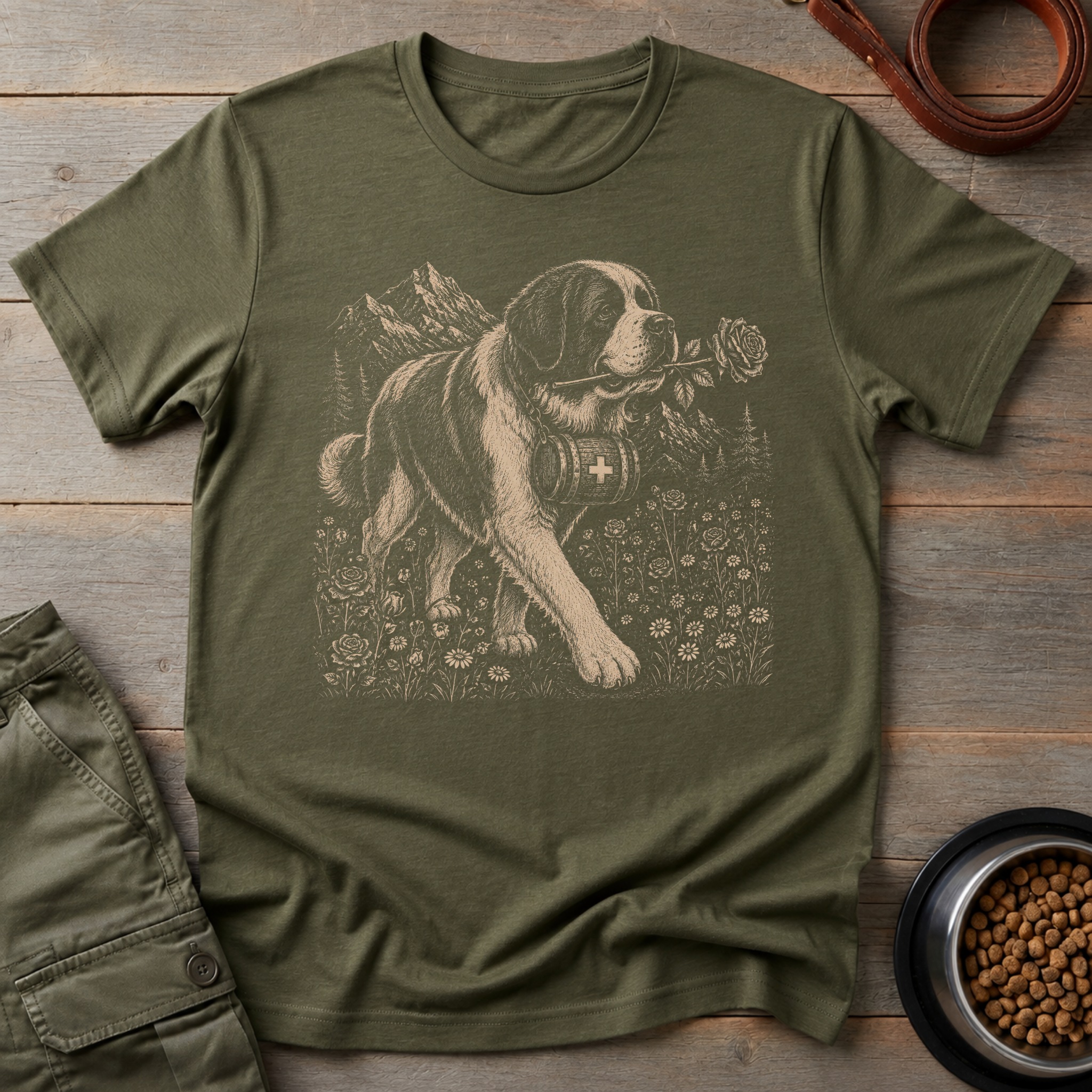 Saint Bernard the Florist Tee