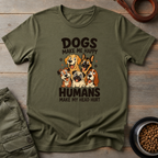Dogs Make Me Happy Tee
