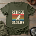Retired Dad Life Labrador Tee