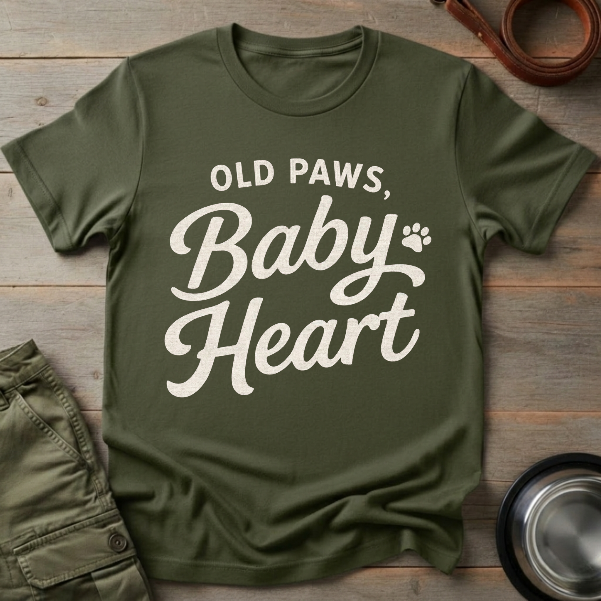 Old Paws Baby Heart Tee