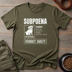 Court Order Subpoena Tee