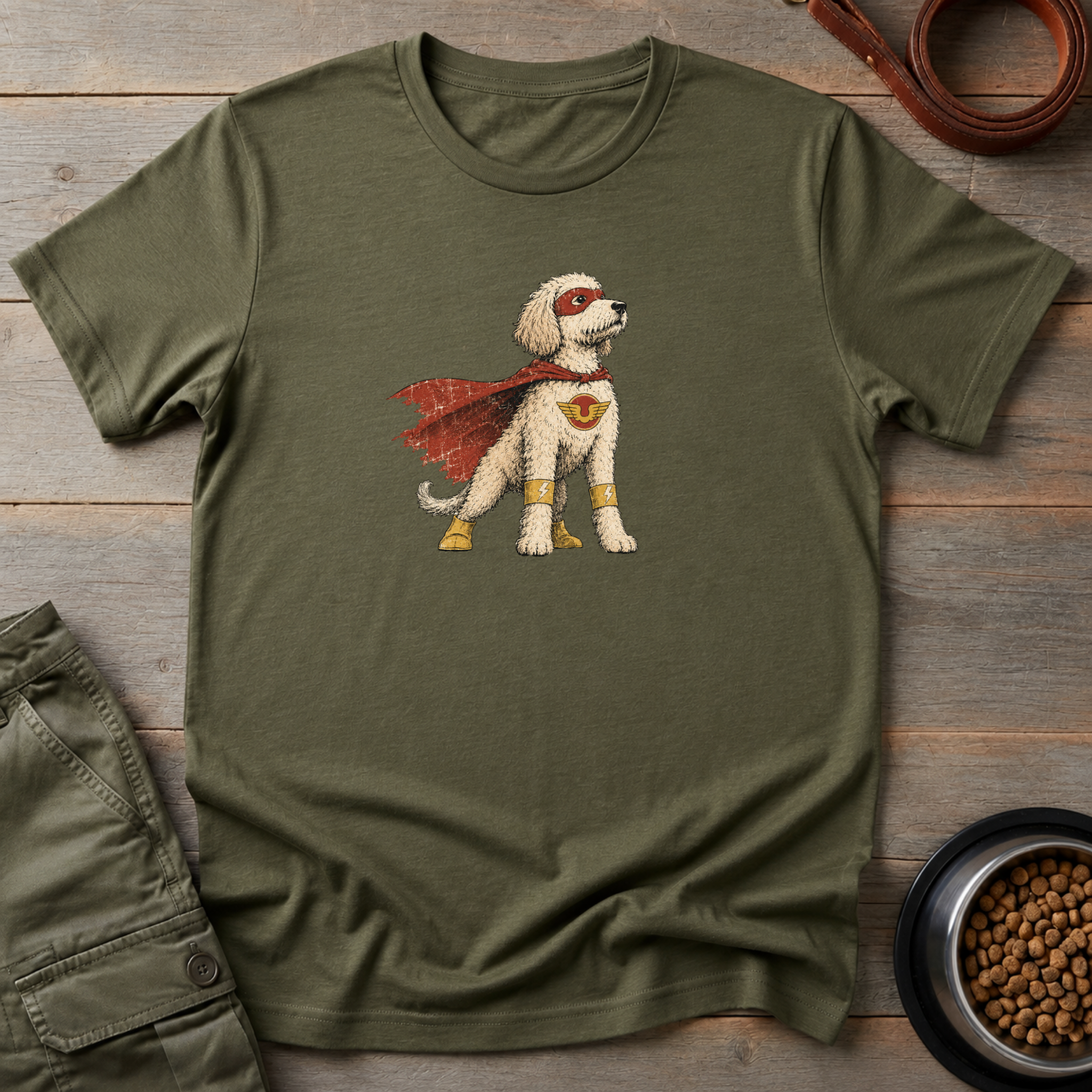 Superhero Goldendoodle Tee