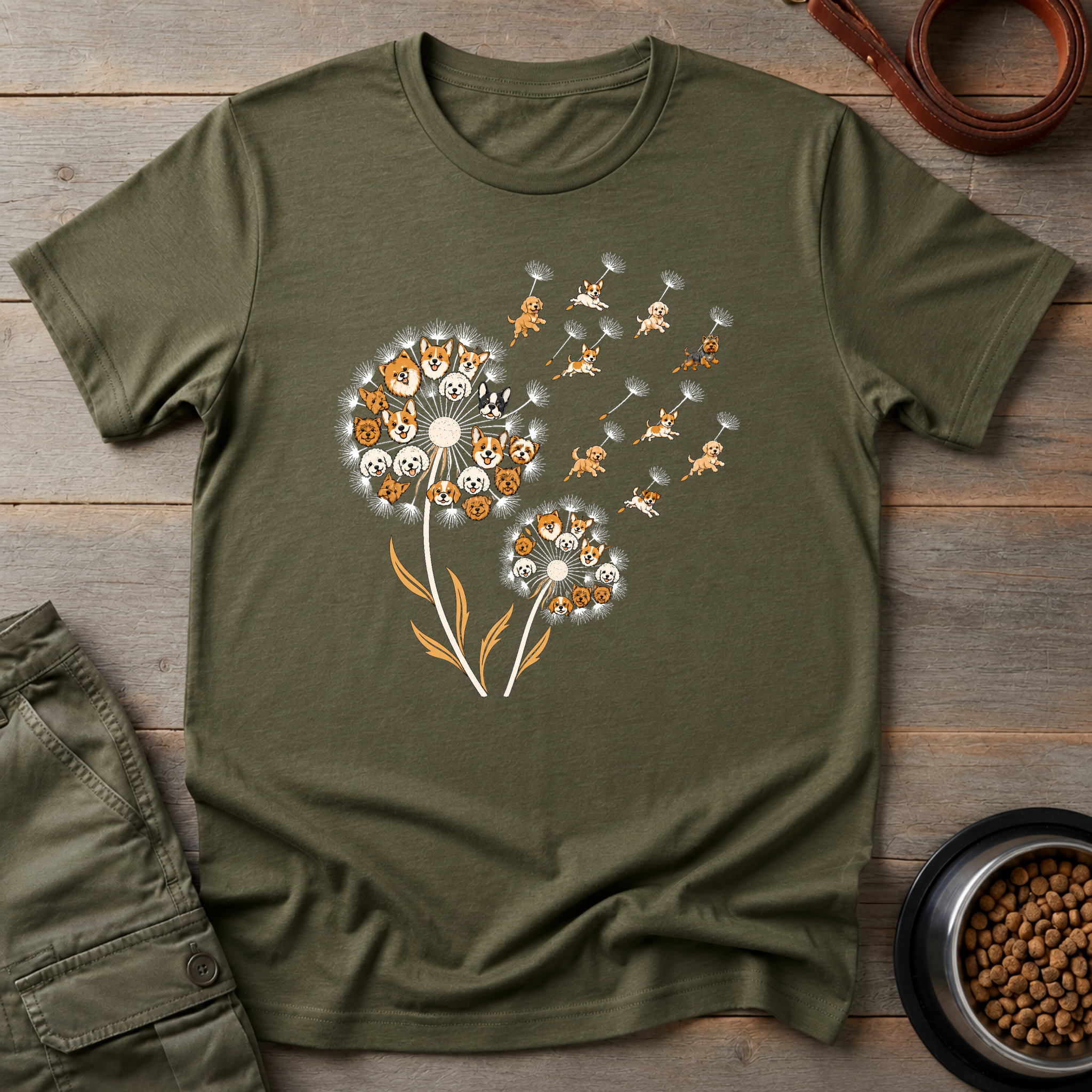 Dog Dandelion Tee