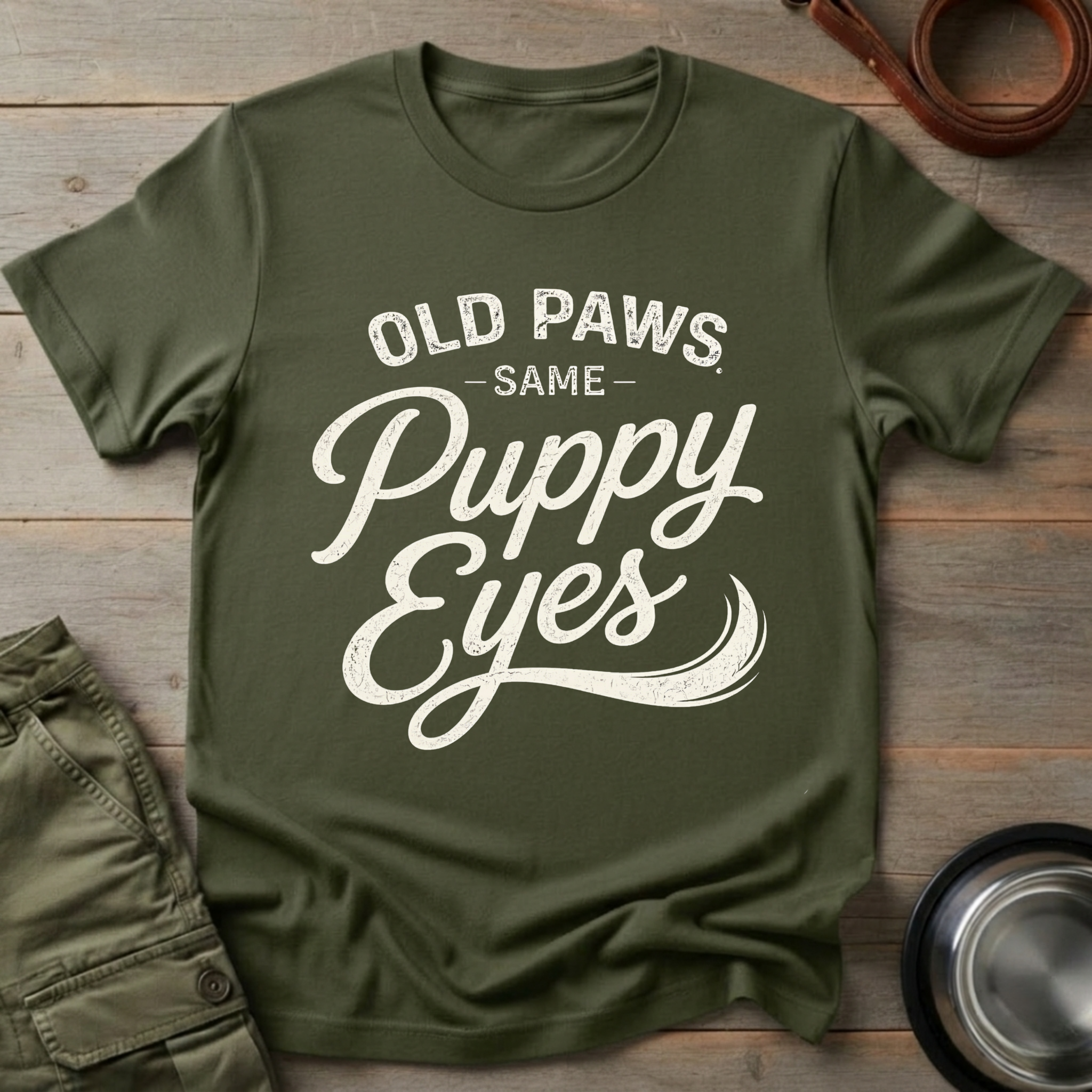 Old Paws Puppy Eyes Tee