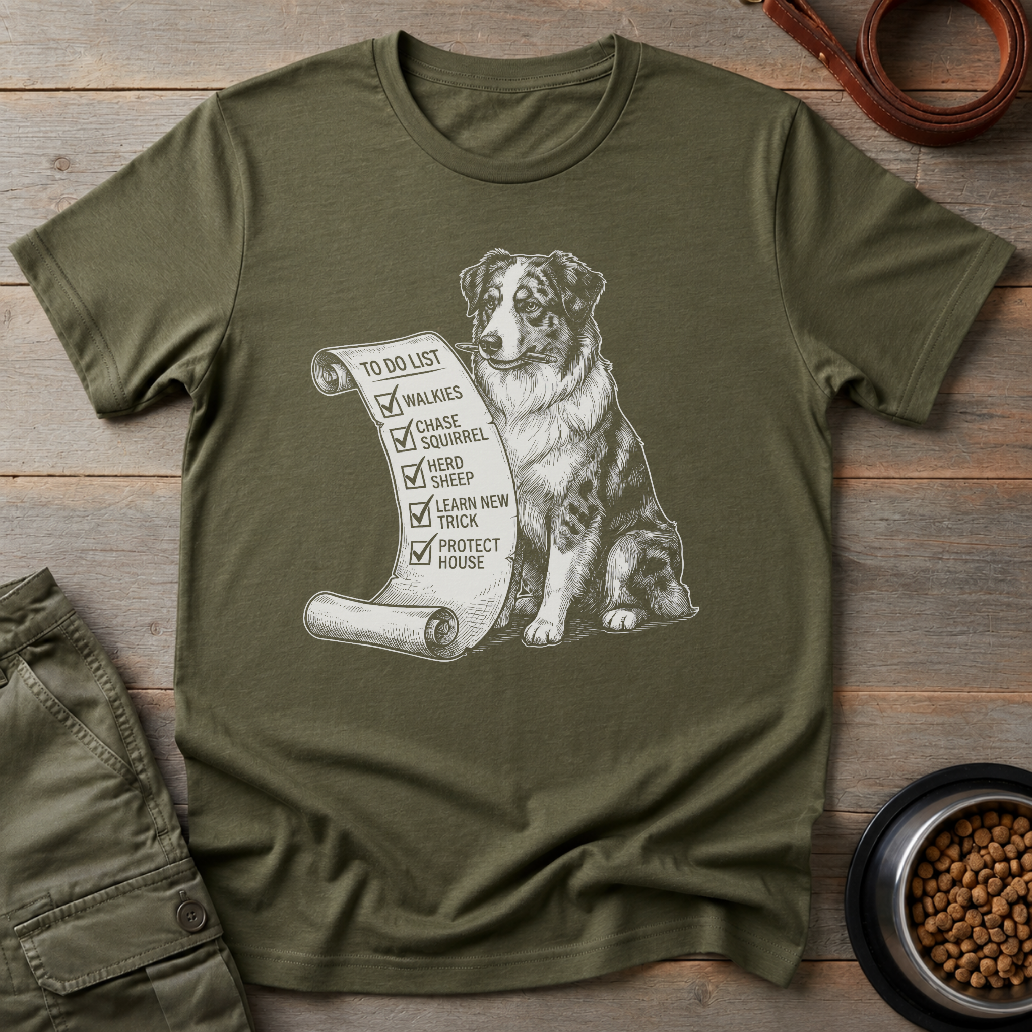Australian Shepherd I Already Did It Tee