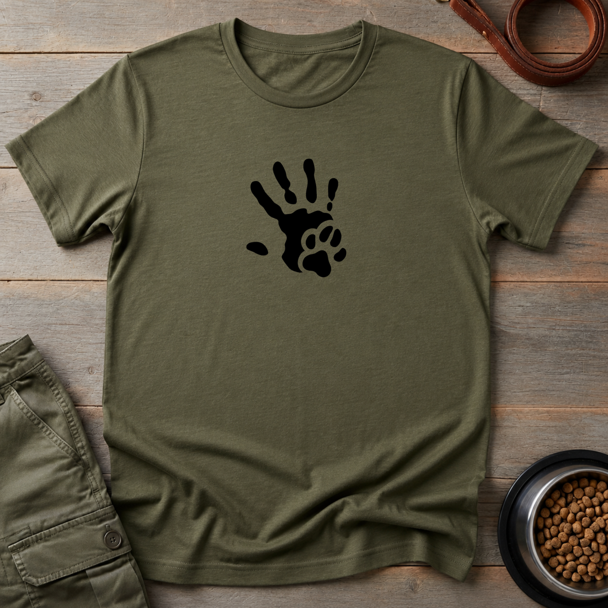 Hand Meets Paw Tee