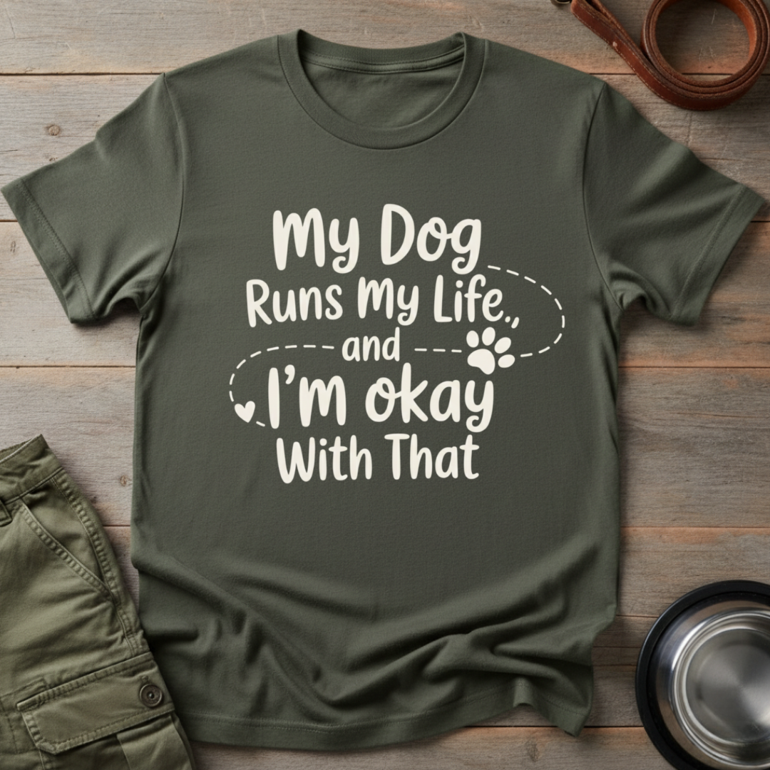 My Dog Runs Life Tee