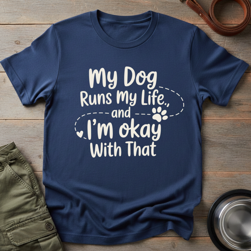 My Dog Runs Life Tee