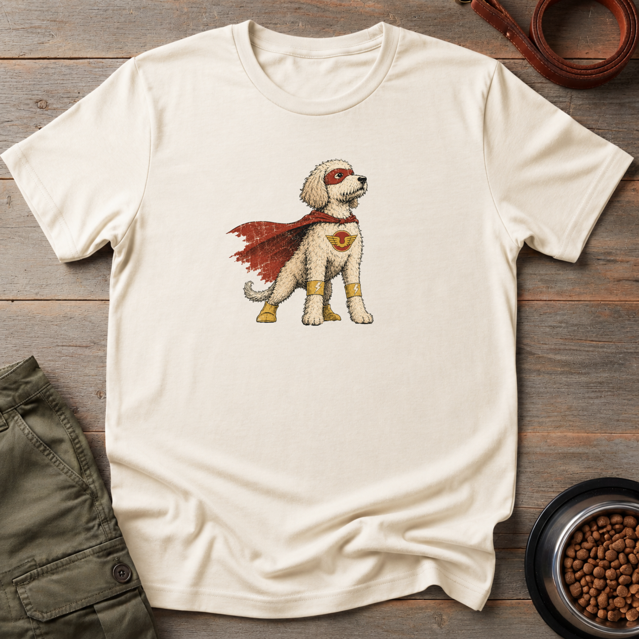 Superhero Goldendoodle Tee