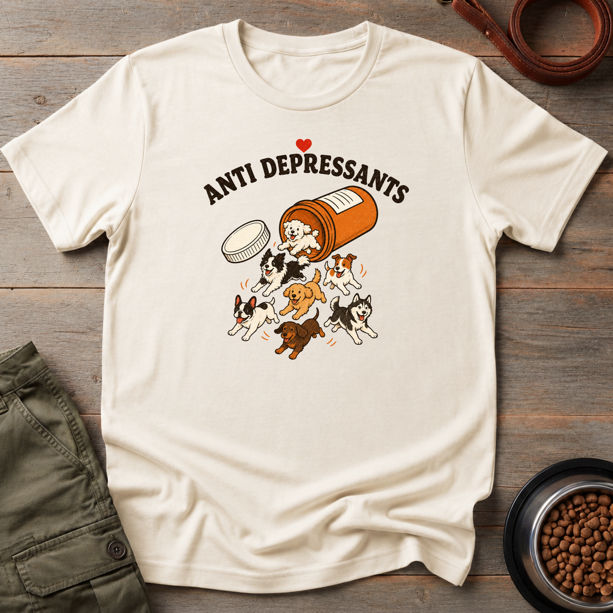 Anti Depressants Dogs Tee
