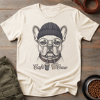 French Bulldog Cafe Crew Tee