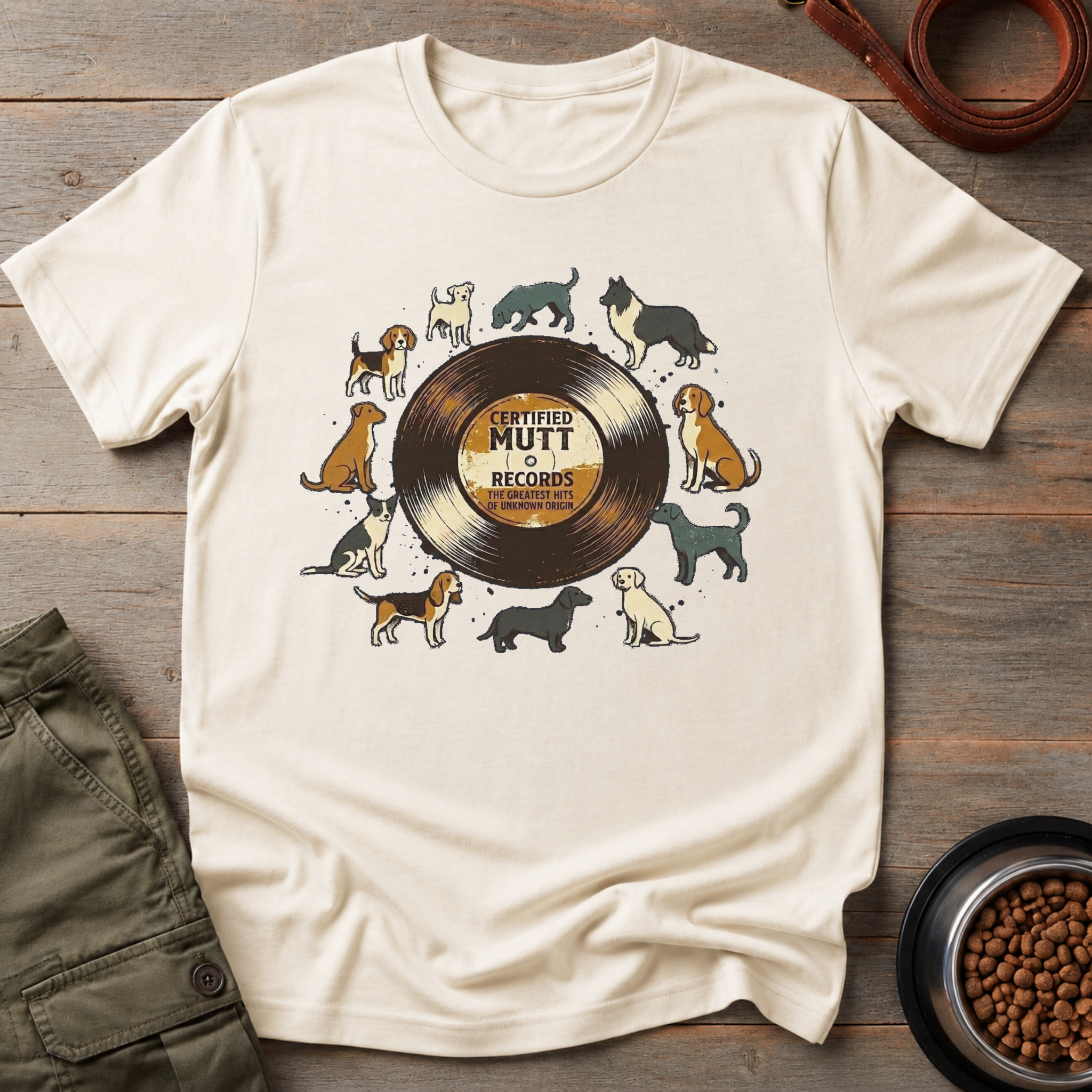 Vintage Vinyl Record Tee