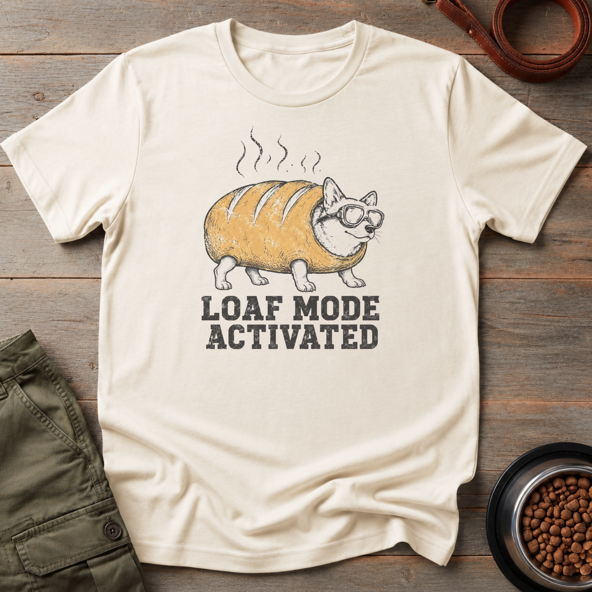 Corgi Loaf Mode Activated Tee